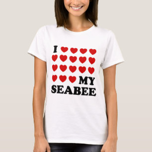 Ich (Herz) mein Seabee T-Shirt