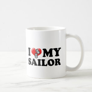 Ich (Herz) mein Segler Kaffeetasse