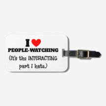 Ich (Herz) Menschen, die zuschauen, interagieren T