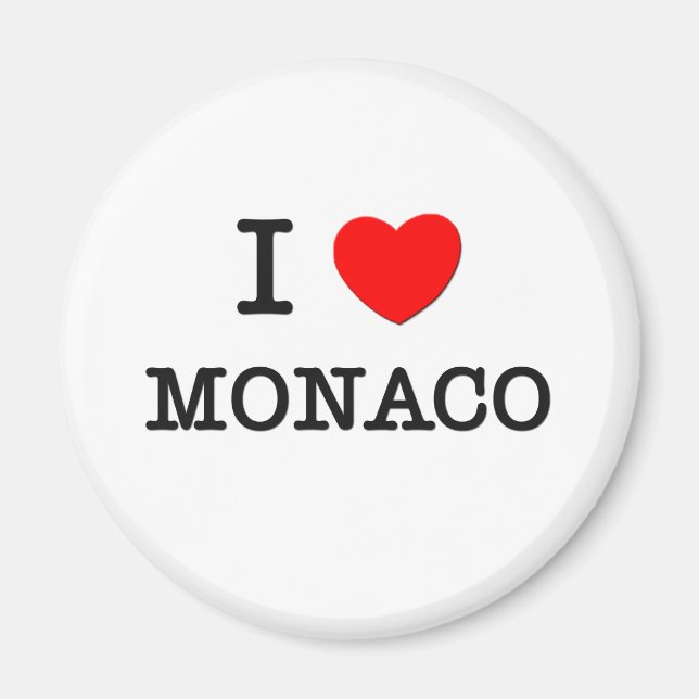 ICH HERZ MONACO MAGNET (Vorne)