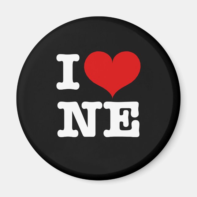 Ich Herz Nordost-Minneapolis! Magnet (Vorne)