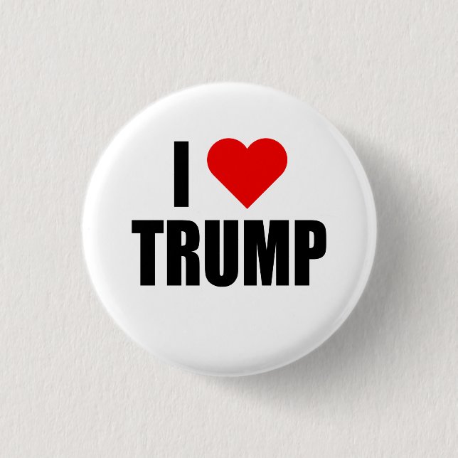 "ICH HERZ-TRUMPF " BUTTON (Vorderseite)