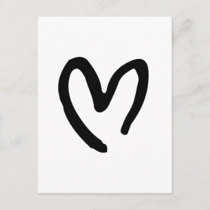 Ich Herzen dich Postkarte