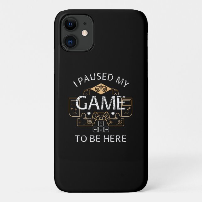 Ich hielt mein Spiel an, hier zu sein Case-Mate iPhone Hülle (Rückseite)