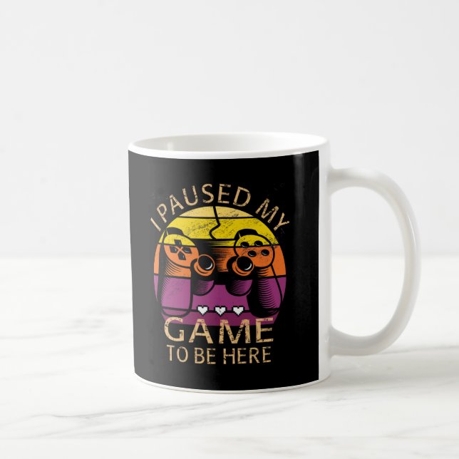 Ich hielt mein Spiel an, hier zu sein Kaffeetasse (Rechts)