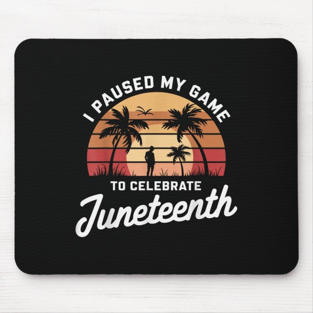 Ich hielt mein Spiel an, um die Junetnh-Gamer-App  Mousepad (Vorne)
