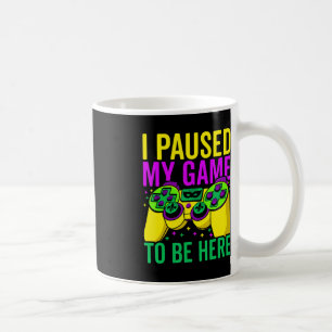 Ich hielt mein Spiel an, um hier Video Game Beads Kaffeetasse