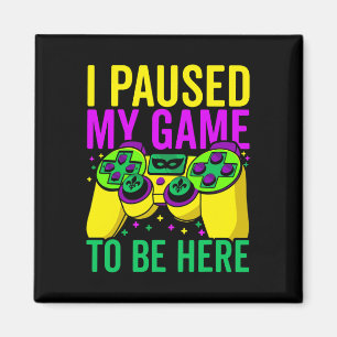 Ich hielt mein Spiel an, um hier Video Game Beads Magnet