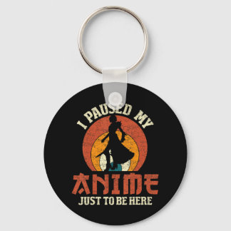 Ich hielt meinen Anime an, hier Frauen Mens Anime  Schlüsselanhänger