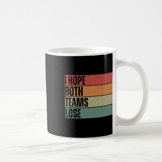 Ich hoffe, beide Teams verlieren den lustigen amer Kaffeetasse (Rechts)