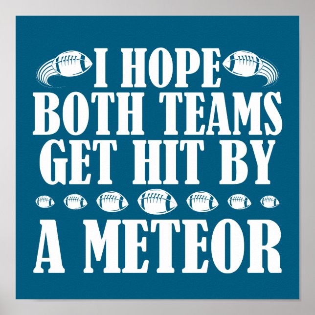 Ich hoffe, dass beide Teams von einem Meteorologen Poster (Vorne)