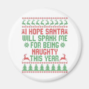 Ich hoffe, der Weihnachtsmann wird mich dafür befl Magnet
