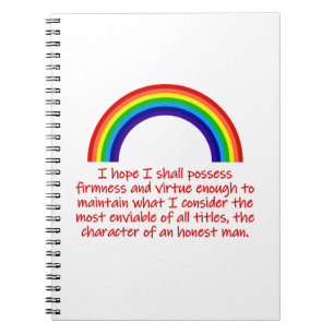 Ich hoffe, ich werde es schaffen notizblock