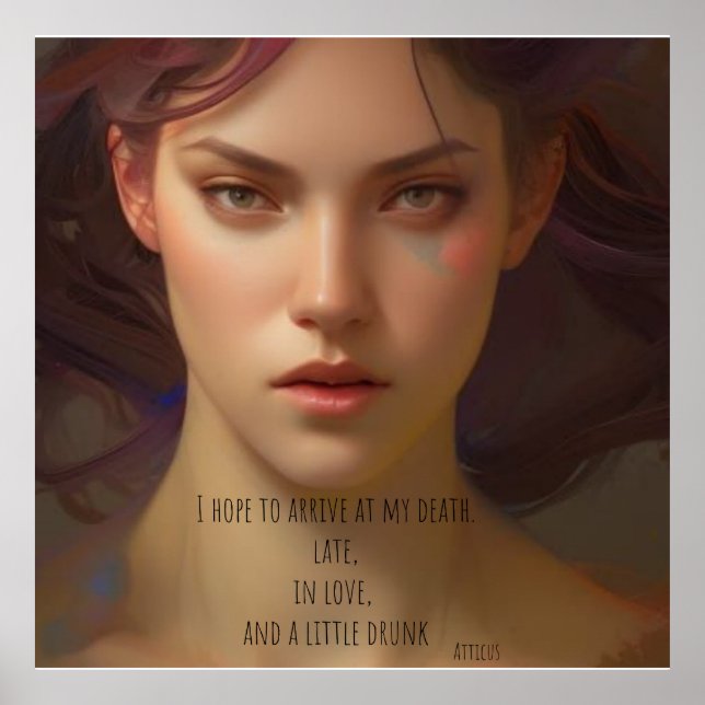 Ich hoffe, spät in der Liebe zu meinem Tod zu komm Poster (Vorne)