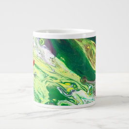 Ich höre Abstrakte Personalisierung Jumbo-Tasse