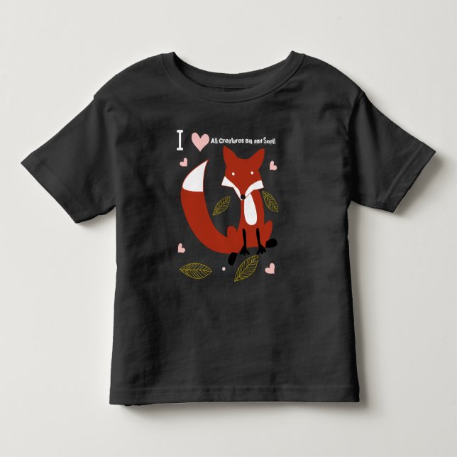 Ich höre alle Kreaturen groß und klein Kleinkind T-shirt (Vorderseite)