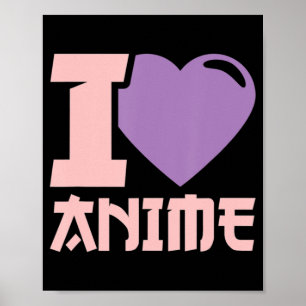 Ich höre Anime I Liebe Anime Poster