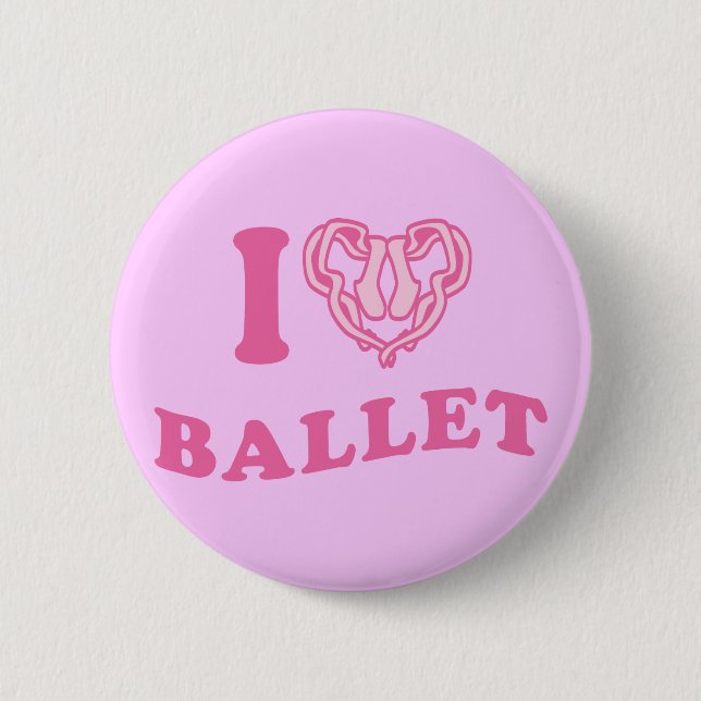 Ich höre Ballet Button (Vorderseite)