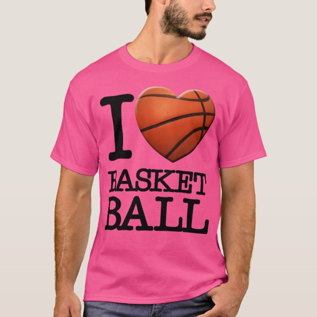 Ich höre Basketball T-Shirt (Vorderseite)