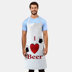 Ich höre Bierdesign Schürze