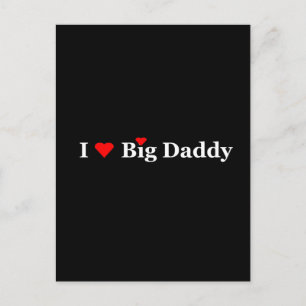 Ich höre Big Daddy Postkarte
