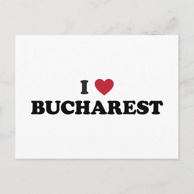Ich höre Bukarest Rumänien Postkarte (Vorderseite)
