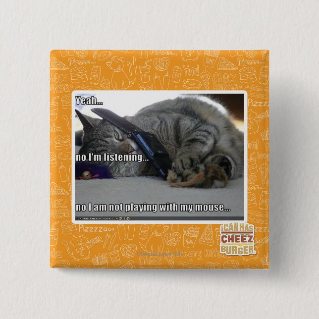 Ich höre button (Vorderseite)