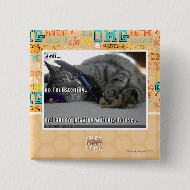 Ich höre button (Vorderseite)