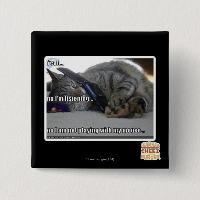 Ich höre button (Vorderseite)