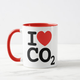Ich höre CO2 I Liebe Kohlendioxid-Umweltschützer Tasse
