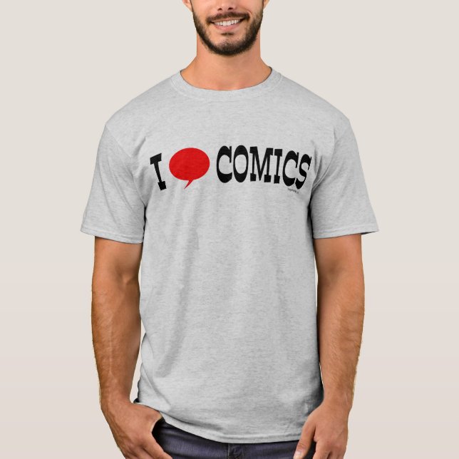 Ich höre Comicen T-Shirt (Vorderseite)