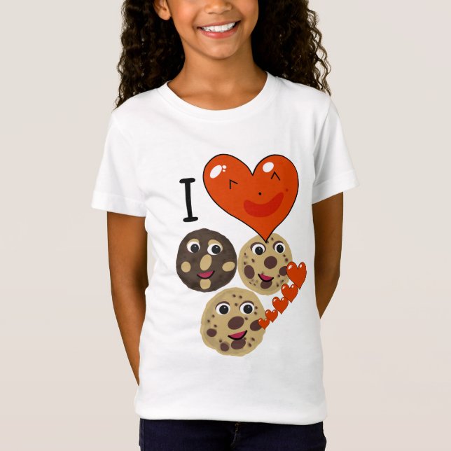 Ich höre Cookies T-Shirt (Vorderseite)