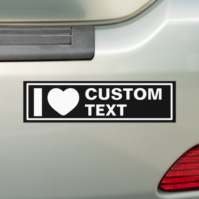 Ich höre Custom Modern Black Autoaufkleber (Auf Auto)