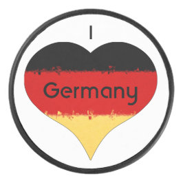 Ich höre deutsche Flagge Eishockey Puck