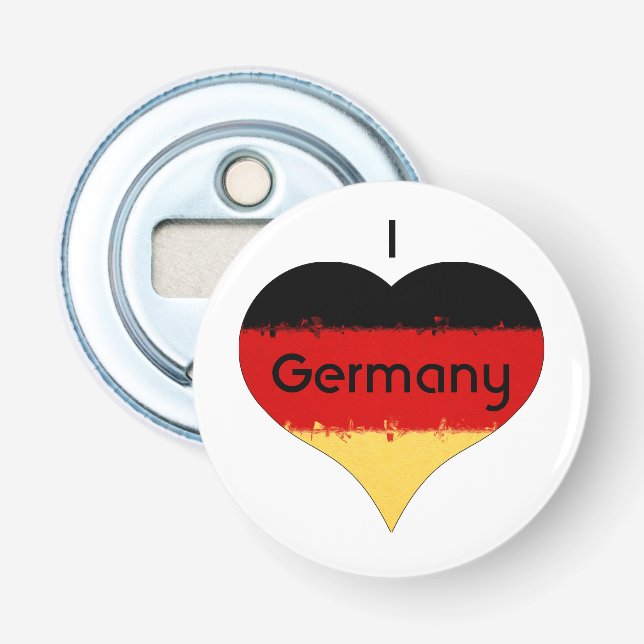 Ich höre deutsche Flagge Flaschenöffner (Vorderseite)