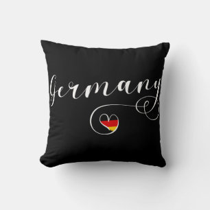 Ich höre Deutschland, deutsche Flagge Kissen