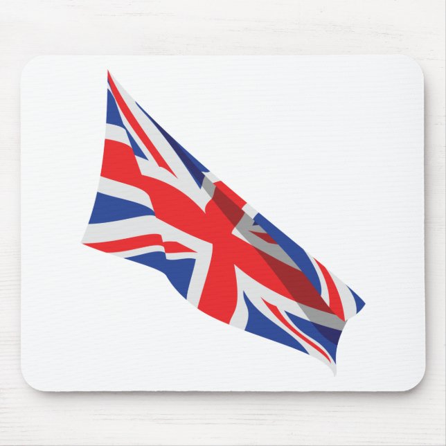Ich höre die Jack Flag Flag UK/Union Mousepad (Vorne)