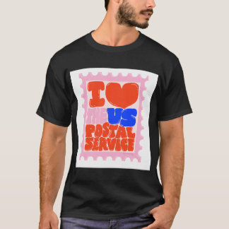 Ich höre die USA - das Pfirsich T-Shirt