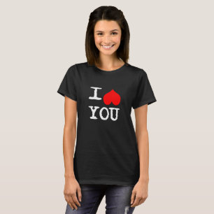 Ich höre dir Custom Black T-Shirt