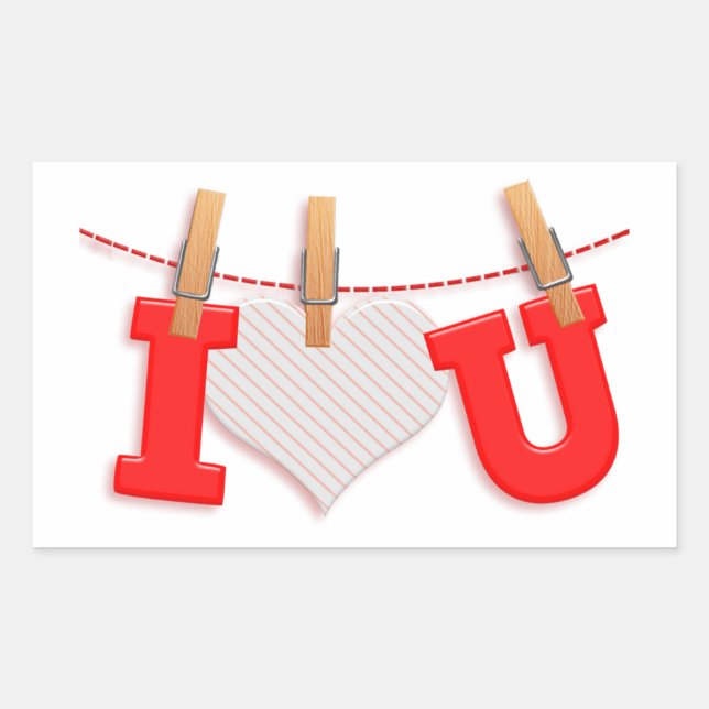 Ich höre dir einen rechteckigen Aufkleber (Vorderseite)