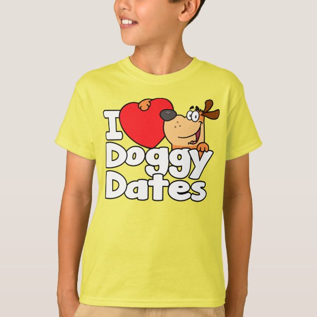 Ich höre Doggy Dates T-Shirt (Vorderseite)