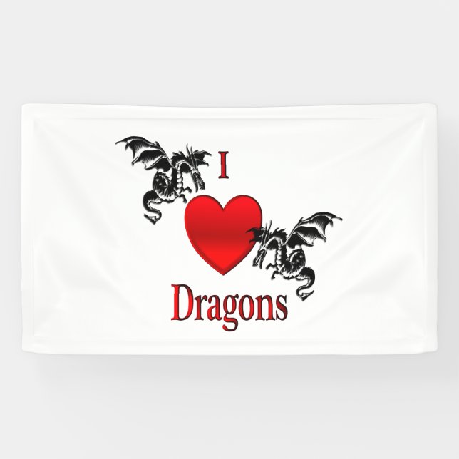 Ich höre Drachen Banner (Horizontal)