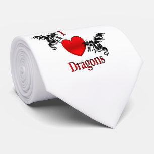 Ich höre Drachen Krawatte