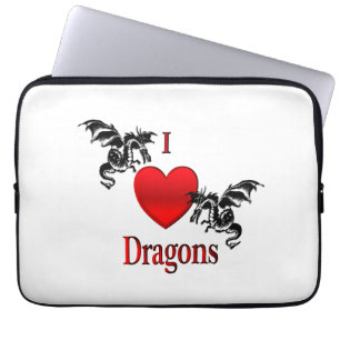Ich höre Drachen Laptopschutzhülle