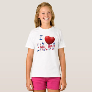 Ich höre England auf Union Jack Flag Gct T-Shirt