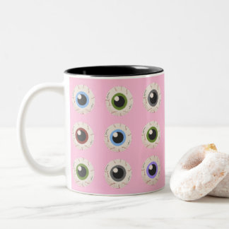 Ich höre Eyeballs Zweifarbige Tasse