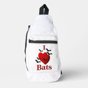 Ich höre Fledermäuse Crossbody Bag