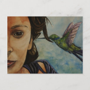 Ich höre Frühling Postkarte