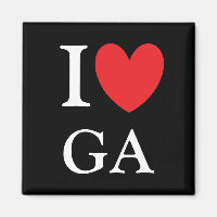 Ich höre Georgia Magnet