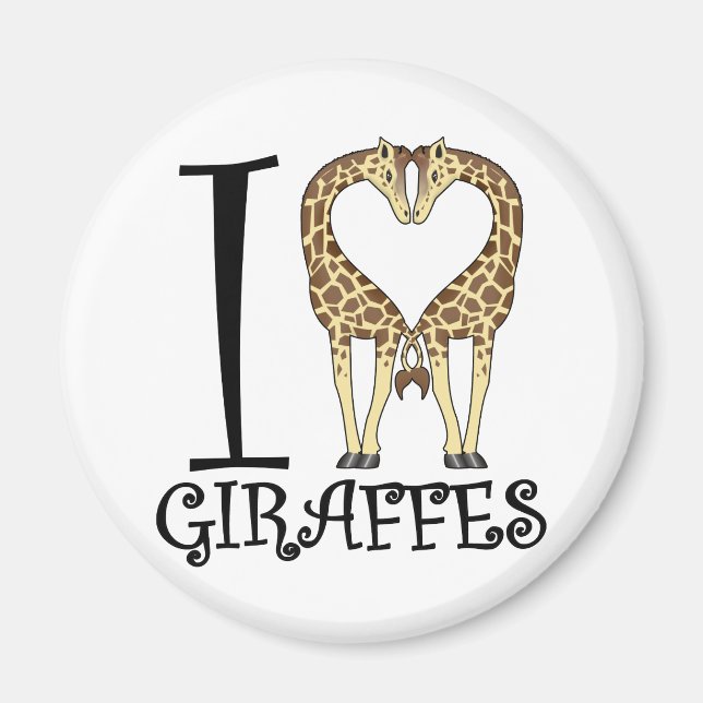 Ich höre Giraffen Magnet (Vorne)